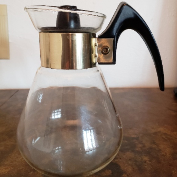 Vintage Other - Glass Coffee Carafe with Lid / 2 Cup Carafe